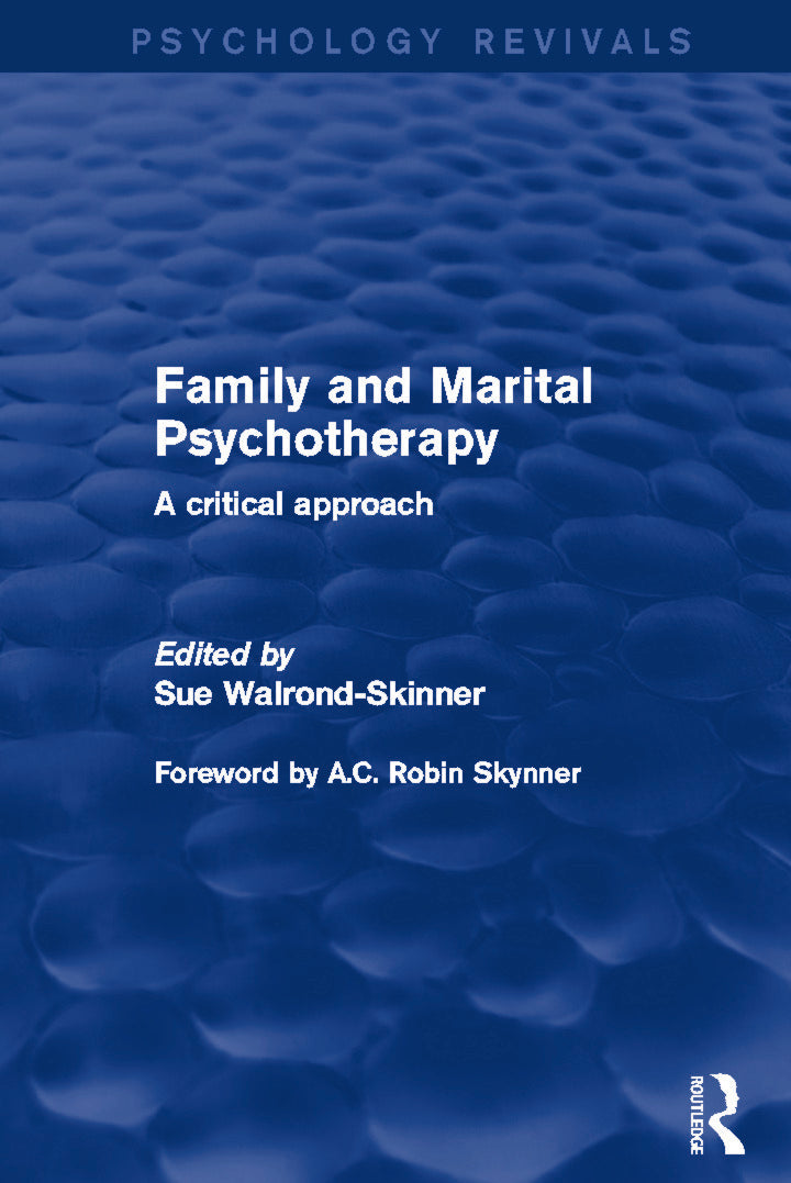 Family and Marital Psychotherapy (Psychology Revivals)