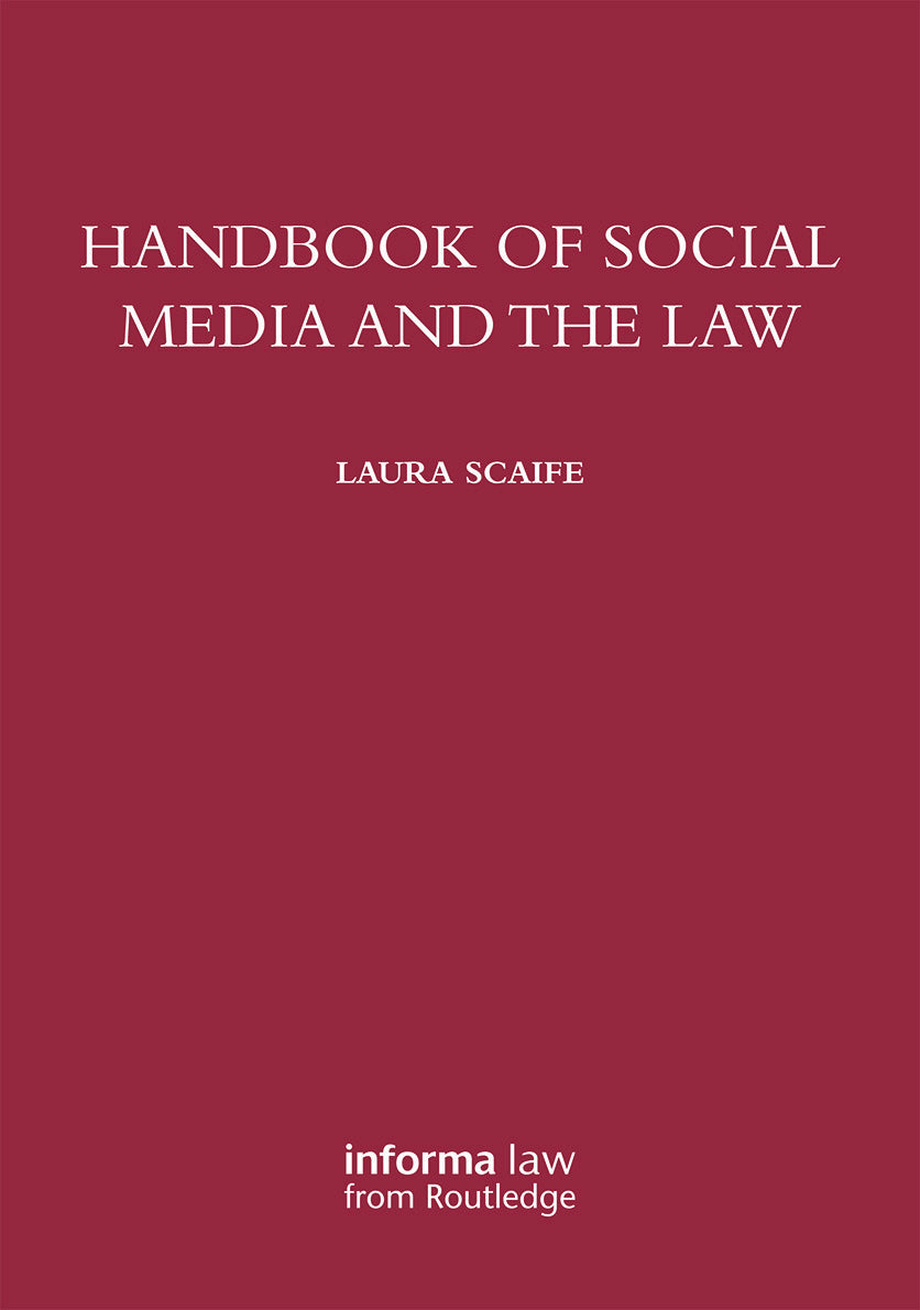Handbook of Social Media and the Law