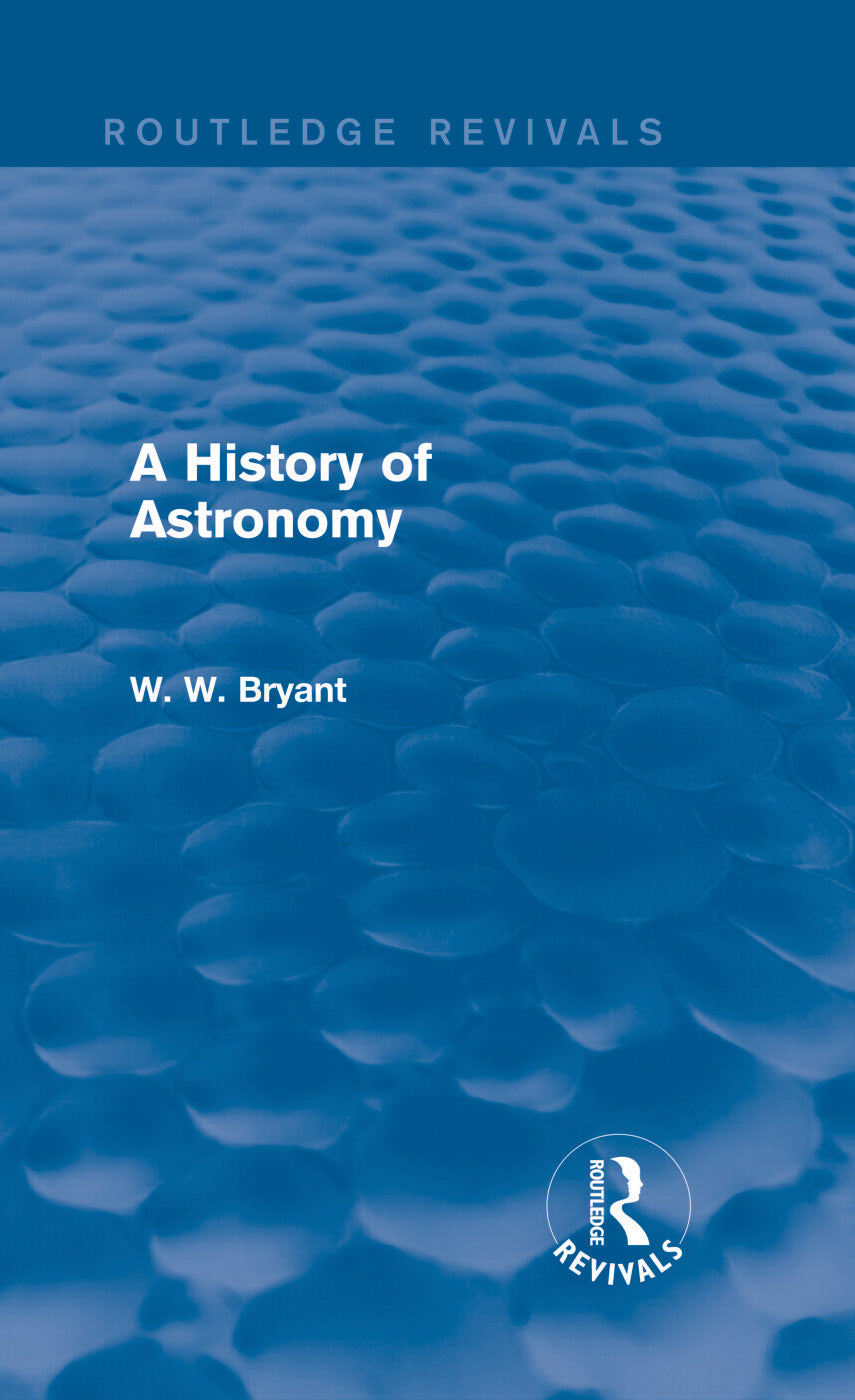History of Astronomy (Routledge Revivals)