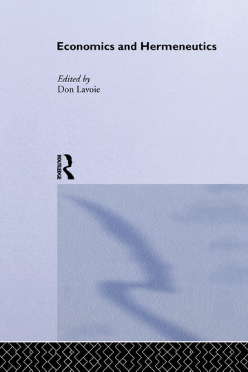 Economics and Hermeneutics