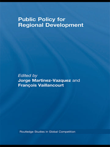 Public Policy for Regional Development