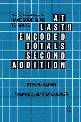 At Last!! Encoded Totals Second Addition