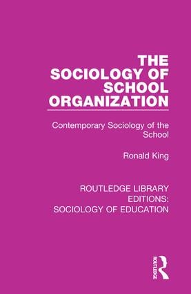 Sociology of School Organization