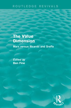 Value Dimension (Routledge Revivals)