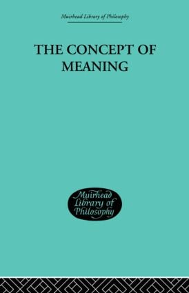 Concept of Meaning