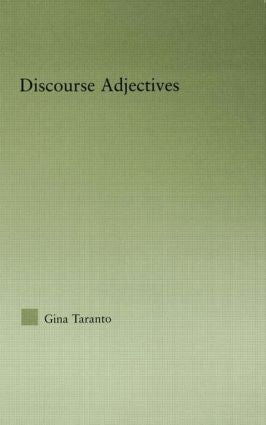 Discourse Adjectives
