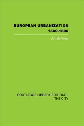 European Urbanization, 1500-1800