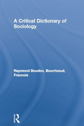 Critical Dictionary of Sociology