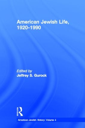 American Jewish Life, 1920-1990