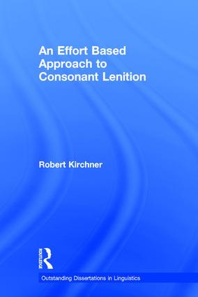 Effort Based Approach to Consonant Lenition