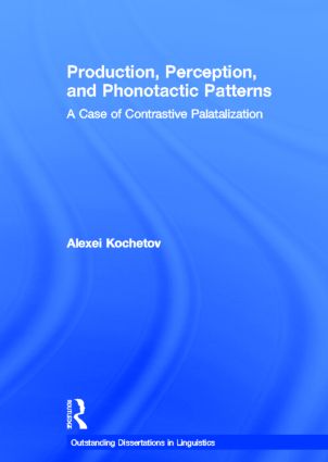 Production, Perception, and Phonotactic Patterns