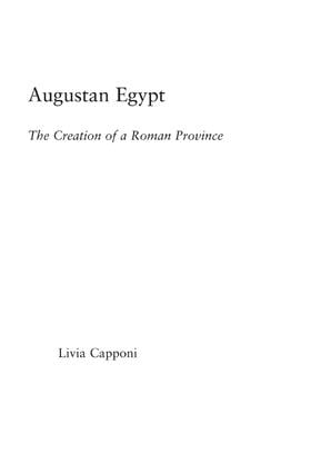 Augustan Egypt