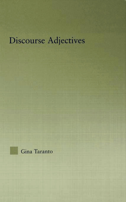 Discourse Adjectives