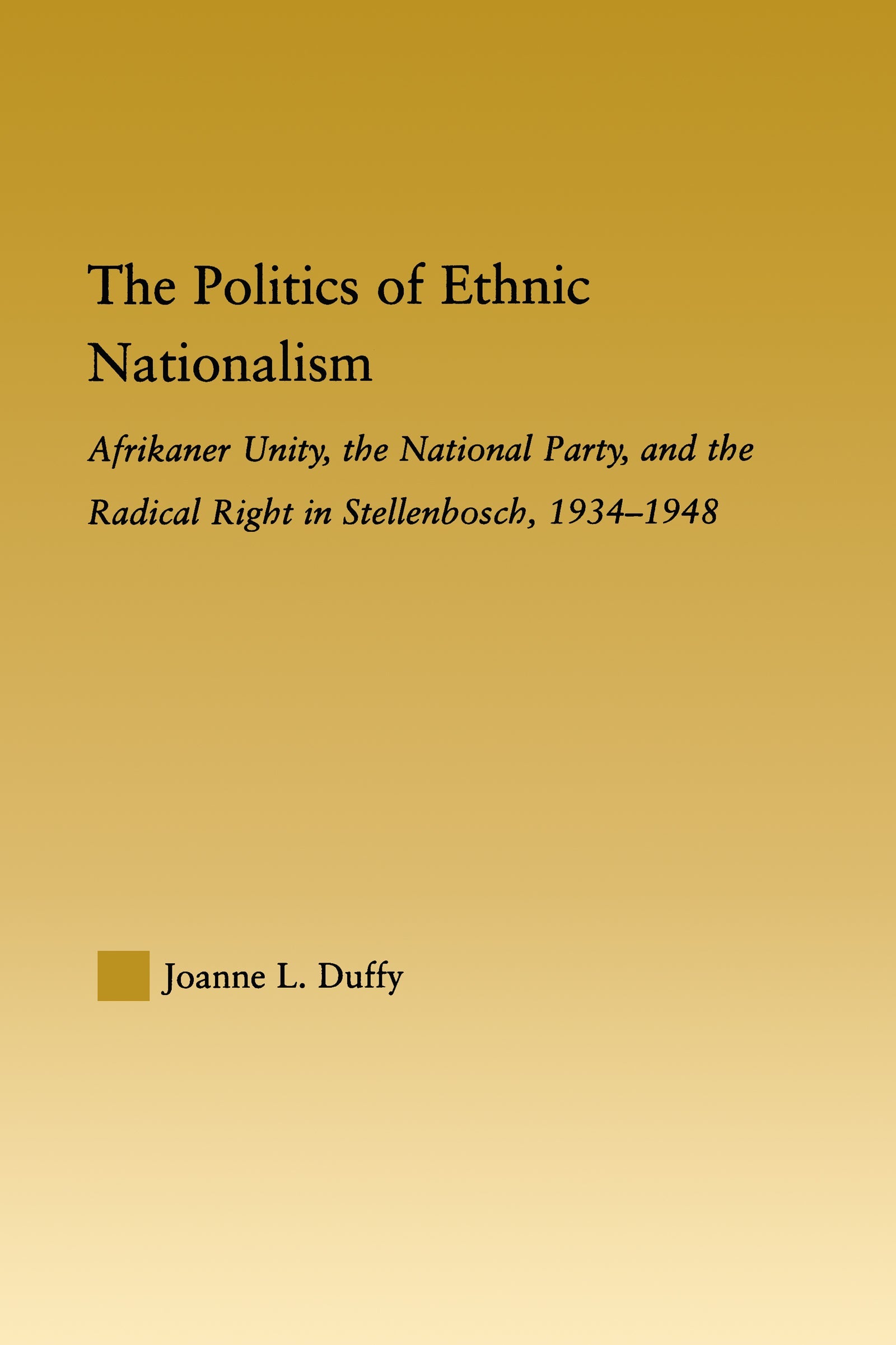 Politics of Ethnic Nationalism