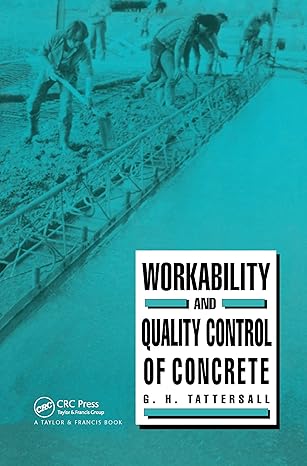 Workability and Quality Control of Concrete - Hardback