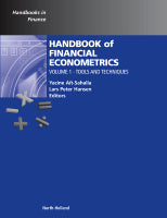 Handbook of Financial Econometrics