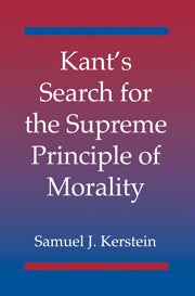 Kant's Search for the Supreme Principle of Morality