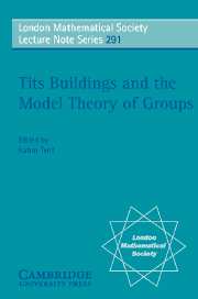 Tits Buildings and the Model Theory of Groups