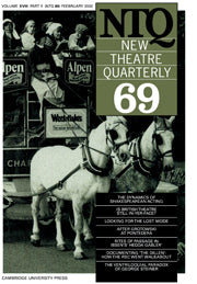 New Theatre Quarterly 69: Volume 18, Part 1