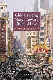China's Long March toward Rule of Law