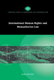 International Human Rights and Humanitarian Law