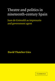 Theatre and Politics in Nineteenth-Century Spain
