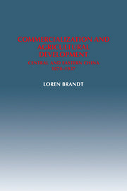 Commercialization and Agricultural Development