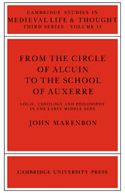 From the Circle of Alcuin to the School of Auxerre