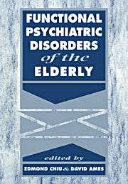 Functional Psychiatric Disorders of the Elderly