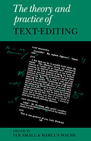 The Theory and Practice of Text-Editing