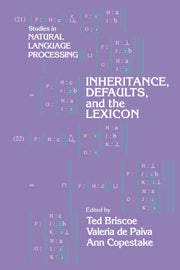 Inheritance, Defaults and the Lexicon