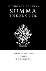 Summa Theologiae: Volume 23, Virtue