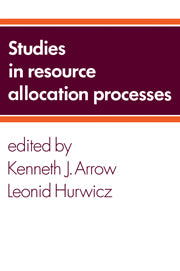 Studies in Resource Allocation Processes