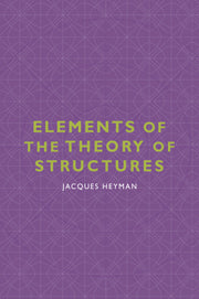 Elements of the Theory of Structures