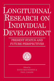 Longitudinal Research on Individual Development