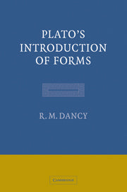 Plato's Introduction of Forms