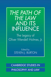 The Path of the Law and its Influence