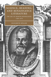 Science, Reading, and Renaissance Literature
