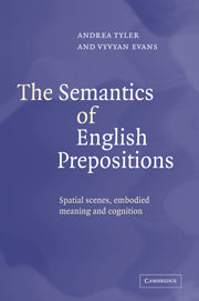 The Semantics of English Prepositions