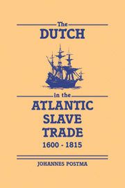 The Dutch in the Atlantic Slave Trade, 1600–1815