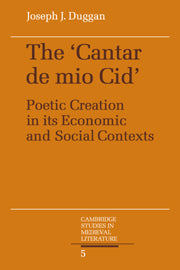 The Cantar de mio Cid