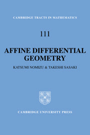 Affine Differential Geometry