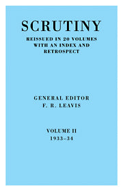 Scrutiny: A Quarterly Review vol. 2 1933-34