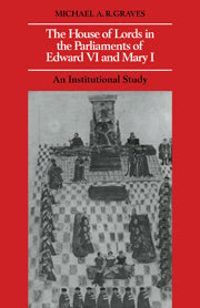 The House of Lords in the Parliaments of Edward VI and Mary I