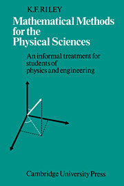 Mathematical Methods for the Physical Sciences