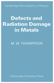 Defects and Radiation Damage in Metals