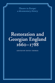 Restoration and Georgian England 1660-1788