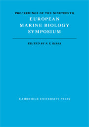 Proceedings of the Nineteenth European Marine Biology Symposium