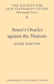Amos's Oracles Against the Nations