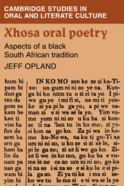 Xhosa Oral Poetry